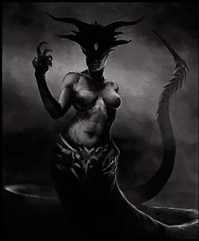 Créature chargée de maintenir les Hécatonchires et les Cyclopes enfermés dans le Tartare. Qui est-elle ?