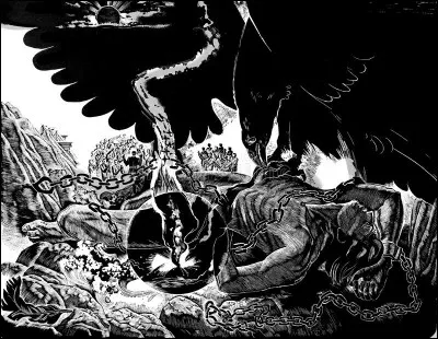 Effroyable tourment de Prométhée ayant son foie mâché tous les jours par ce rapace. Quel est-il ?