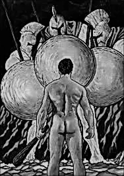 Roi de Tartessos (Espagne), ce géant à trois têtes, six mains et trois corps réunis à la taille, va bien dérouiller face au puissant Héraclès. Qui est-il ?