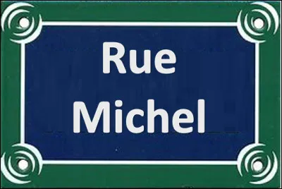 "&Ccedil;a fait la rue Michel" signifie :