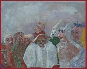 Quel peintre symboliste a ralis 'La mort et les masques' ?