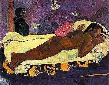 Quel peintre post-impressionniste a ralis 'L'esprit des morts veille' ?