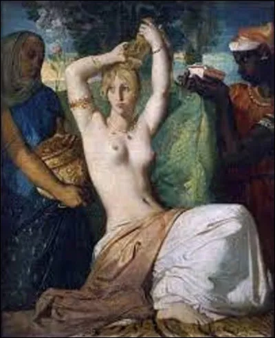 De ces trois romantiques, lequel a exécuté, en 1841, cette huile sur toile intitulée ''La Toilette d'Esther'' ?