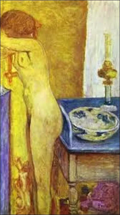 Exécuté en 1925, ''Nu à la table de toilette'' est un tableau exécuté par un nabi. Lequel a immortalisé cette scène ?