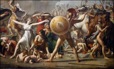 A quel peintre doit-on cette toile intitulée "Les Sabines", peinte en 1799 ?