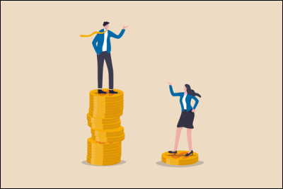En 2019, le salaire d'une femme est inférieur, en moyenne, de ... à celui d'un homme.