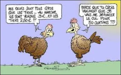 Industrie : 
Si vous voulez acheter une boite à oeufs de poules élevées en plein air et d'agriculture biologique, quel numéro doit-être noté dessus ?