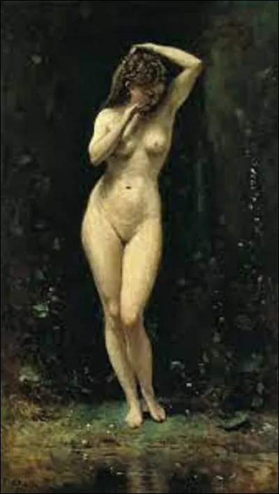 À quel membre de l'école de Barbizon appartient cette peinture nommée ''Le bain de Diane (la fontaine) '', exécutée entre 1869 et 1870 ?
