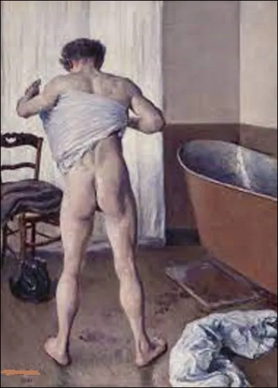 Allez un peu d'impressionnisme : qui est l'auteur de cette toile, datant de 1884, nommé ''L'Homme au bain'' ?