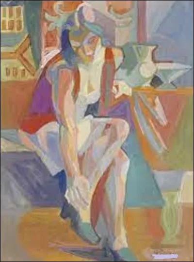 Vers 1942, quel cubiste a réalisé ce tableau nommé ''Femme à sa toilette'' ?