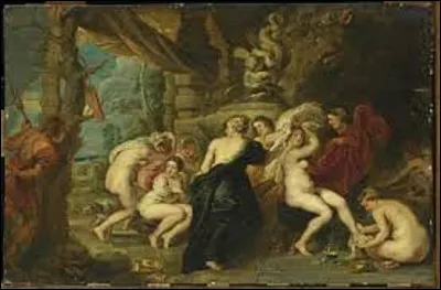 Huile sur bois réalisée entre 1635 et 1640, ''Le Bain de Diane'' est un tableau exécuté par un baroque. 
Qui est l'auteur de cette peinture ?