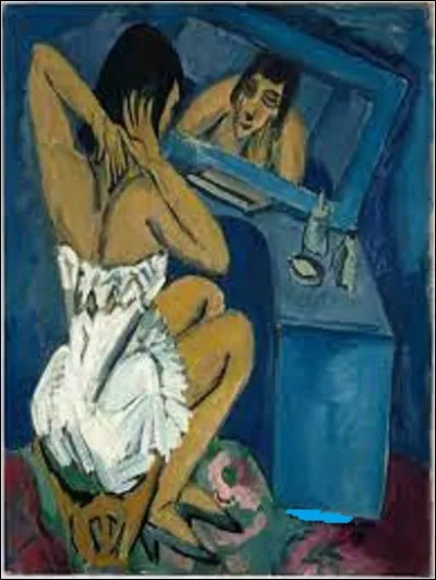 ''La Femme devant un miroir'' est un tableau datant de 1920. De ces trois expressionnistes, qui en est l'auteur ?