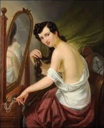 Pas facile, je l'admets. Parmi ces trois néoclassiques belges, lequel a réalisé, en 1827, le tableau nommé ''Femme à la toilette'' ?