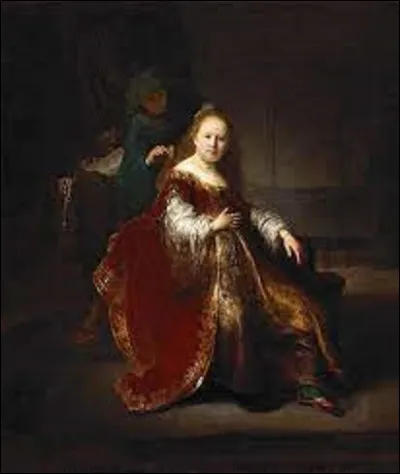 Peint vers 1632 et 1633, ''Jeune Femme à sa toilette'' est une peinture baroque. Qui a immortalisé cette scène ?