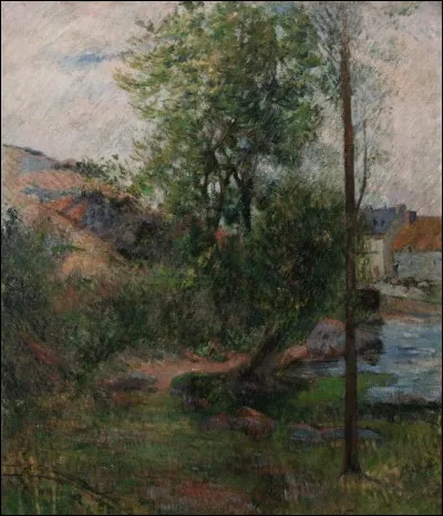 Qui a peint "Le saule au bord de l'Aven" ?