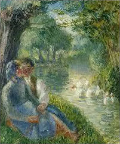 Qui a peint "Amoureux assis au pied d'un saule" ?