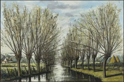 Qui a peint "Villiers, la rivière et les saules" ?