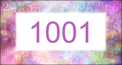 Comment se dit 1001 en anglais ?