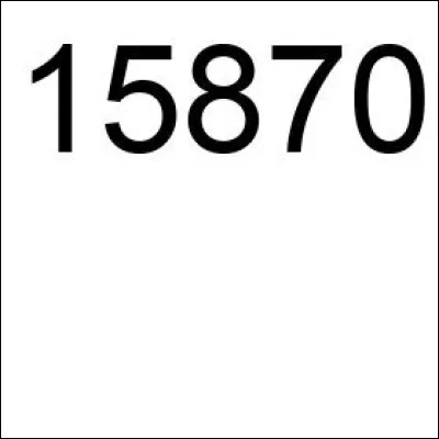 Comment se dit 15 870 en anglais ?