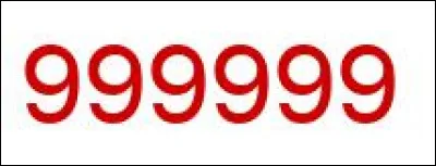 Comment se dit 999 999 en anglais ?
