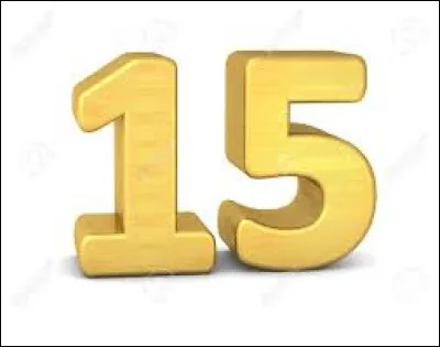 Comment se dit 15 en anglais ?