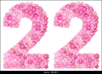 Comment se dit 22 en anglais ?