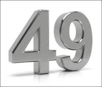 Comment se dit 49 en anglais ?