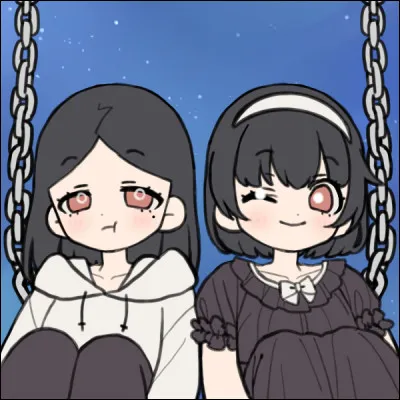 La fille de droite à les cheveux...