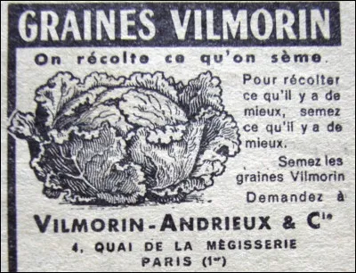 Quelle nouvelle espèce de plante à élevage maîtrisé,
Henry de Vilmorin rapporte-t-il de Gand en 1873 ?