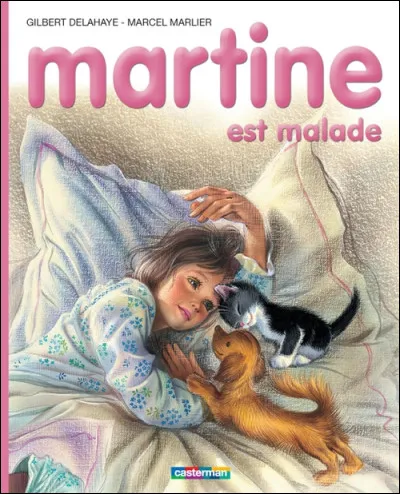 Comment s'appelle le chat de Martine ?