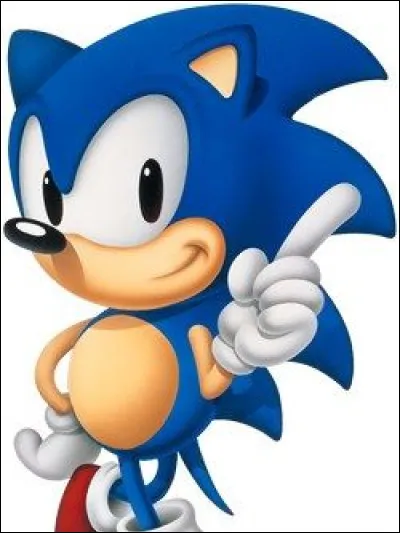 Quel est ce personnage en S de jeu vidéo japonais, un hérisson anthropomorphique bleu très arrogant ?