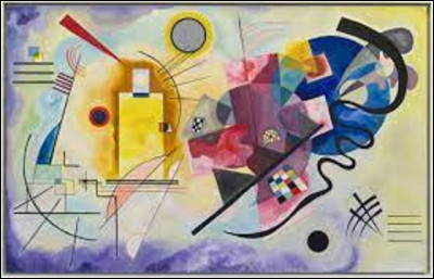 On débute ce quiz en cherchant un expressionniste. De ces trois membres, lequel a réalisé, en 1925, cette huile sur toile intitulée ''Jaune-rouge-bleu'' ?