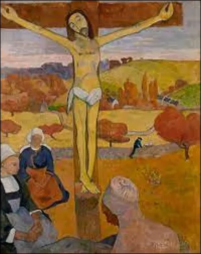 De ces trois postimpressionnistes, lequel a réalisé, en 1889, ce tableau nommé ''Le Christ jaune'' ?