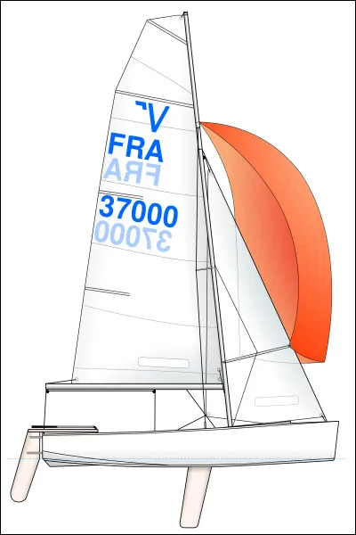 Quel est ce bateau en V, un voilier monocoque, léger, bon marché, robuste, très répandu en France ?