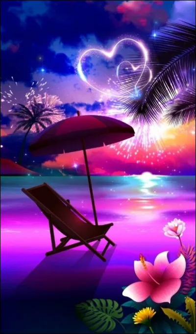 Dans sa chanson, qui voulait l'emmener à la plage dans le pays de son choix, sur une plage immense, à se noyer sous son charme ?