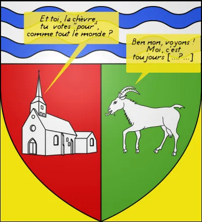 On dit que le bouc est têtu, mais la chèvre alors...