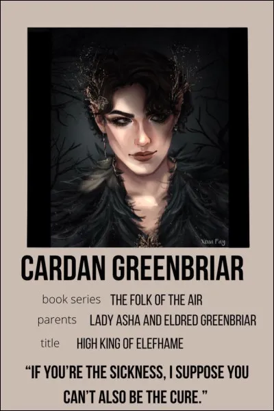 Qui est Cardan pour le Roi Eldred ?