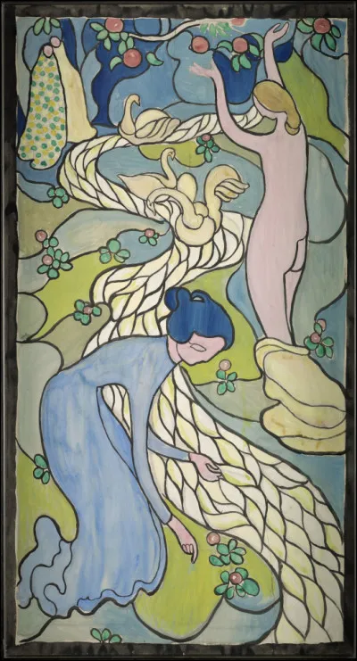 Qui est le peintre de cette uvre intitulée "Femmes au ruisseau" ?