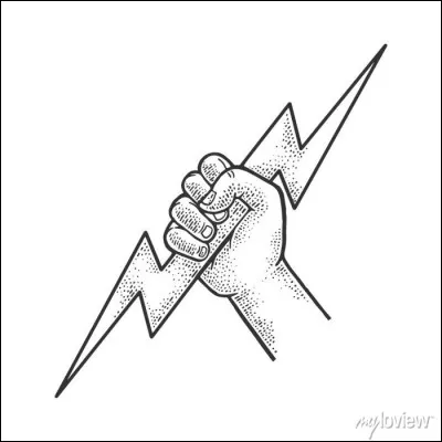 Et lui, qui est-il avec son éclair ?