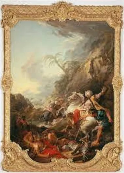 Tableau datant de 1736, ''La chasse au léopard'', est une toile rococo. Qui en est l'auteur ?