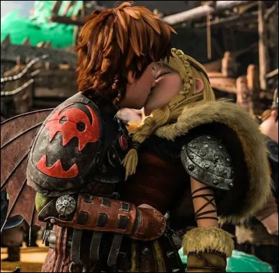 Combien de fois Astrid embrasse-t-elle Harold dans ''Dragons 2'' ? (Les petits bisous, ça compte aussi !)