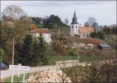Ancienne commune Meusienne, Jubécourt se situe en région ...