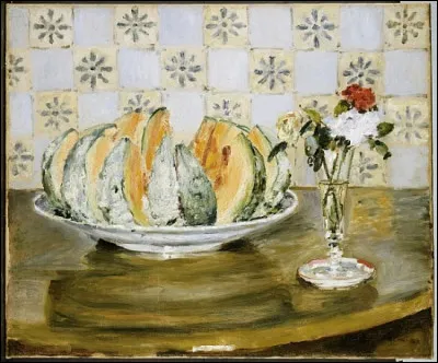 Qui est l'auteur de cette "Nature morte au melon" ?