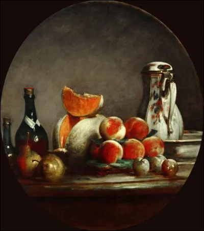 À qui doit-on cette nature morte au melon ?
