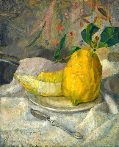 Qui a représenté les fruits intitulés "Melon et Citron" ?