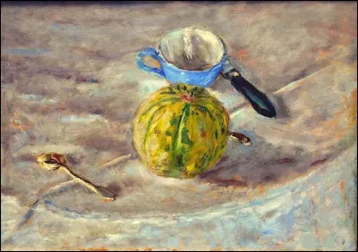 Qui a peint "Nature morte à la tasse à thé bleue" ?