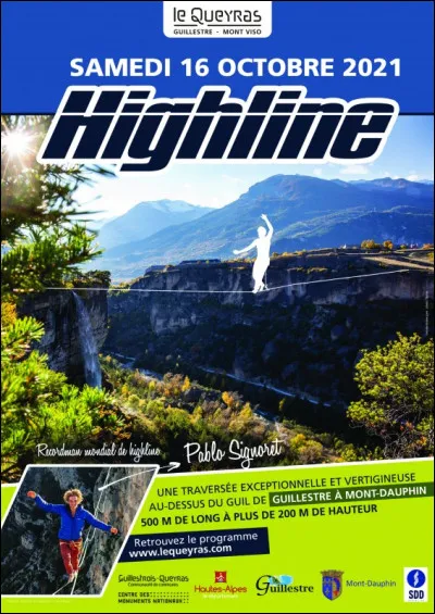 Où Andy Lewis a-t-il battu le record du monde de hauteur en highline ? (Sport consistant à se déplacer sur une sangle tendue en hauteur.)
