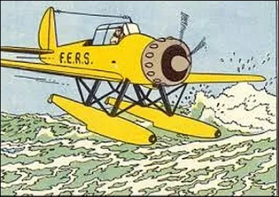 Dans quelle aventure de Tintin voit-on cet hydravion jaune ?
