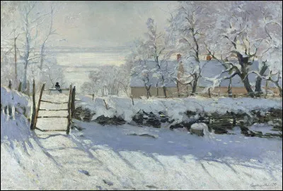 Comment se nomme ce tableau de Claude Monet, réalisé à Étretat entre 1868 et 1869 ?