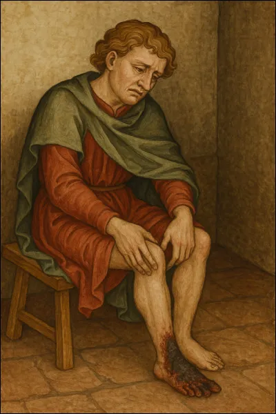 Vous avez une blessure au pied qui s'est infectée gravement et vire à la gangrène. Que comptez-vous faire à ce sujet ?